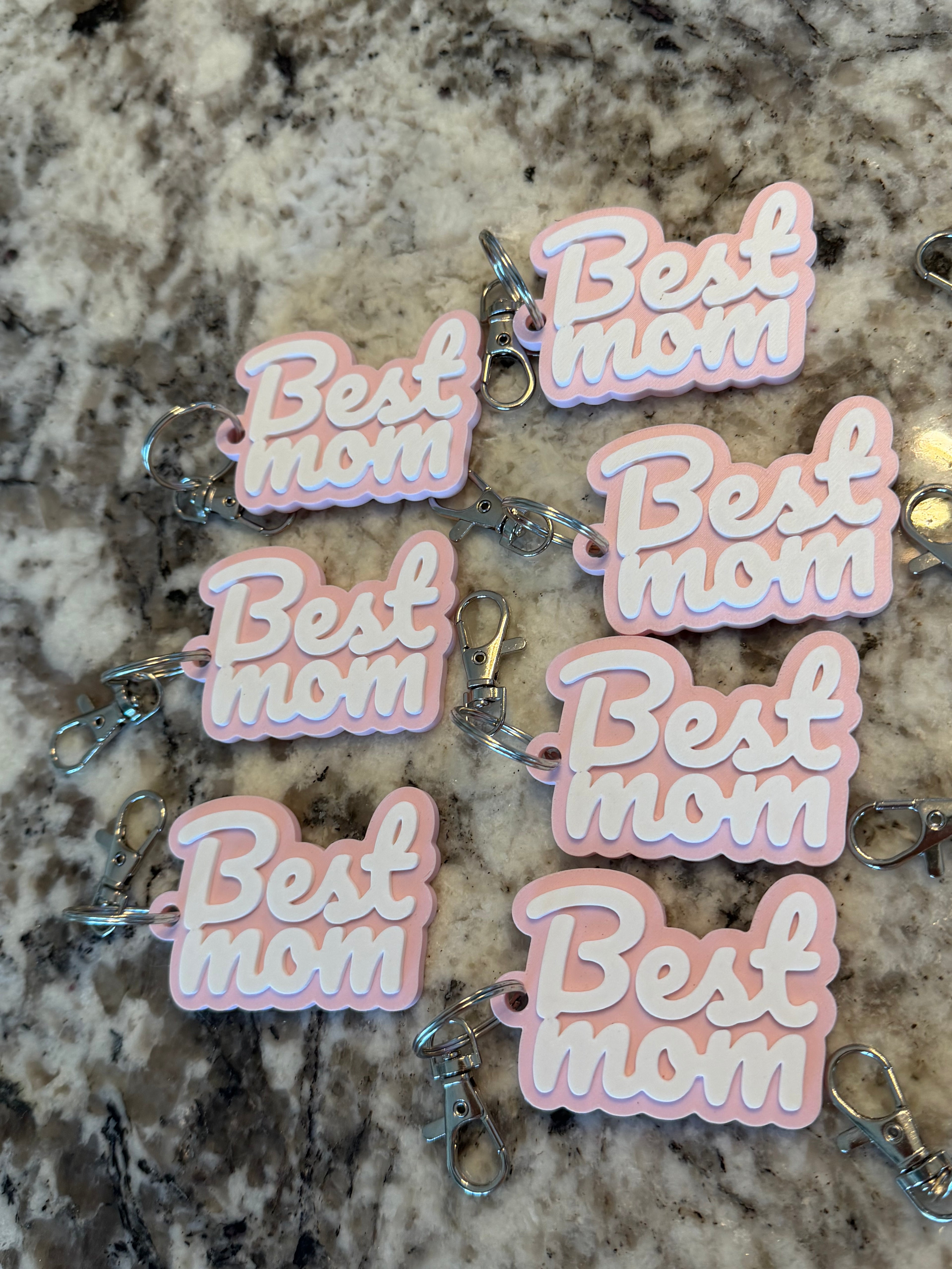 Best Mom Keychain