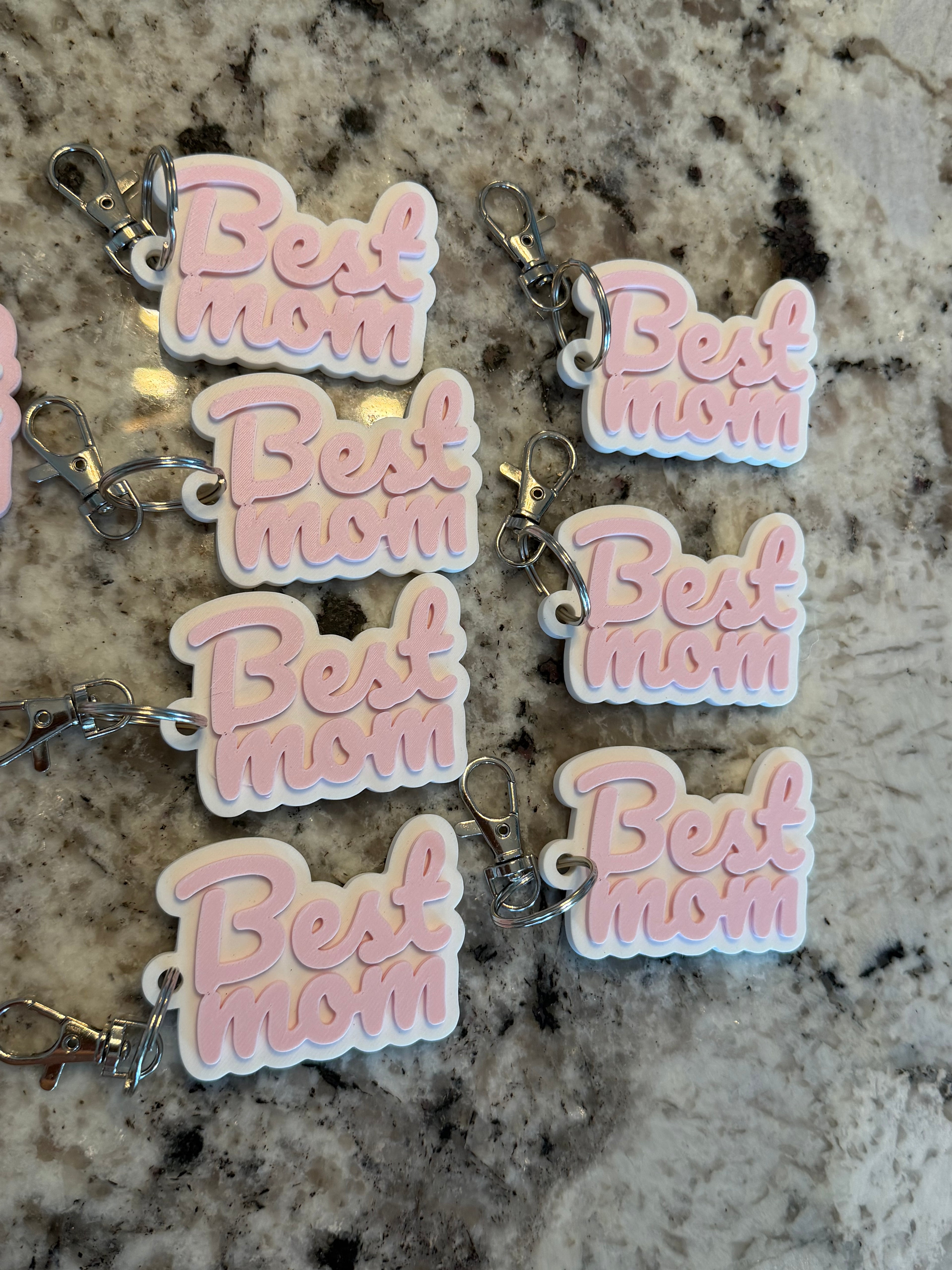 Best Mom Keychain