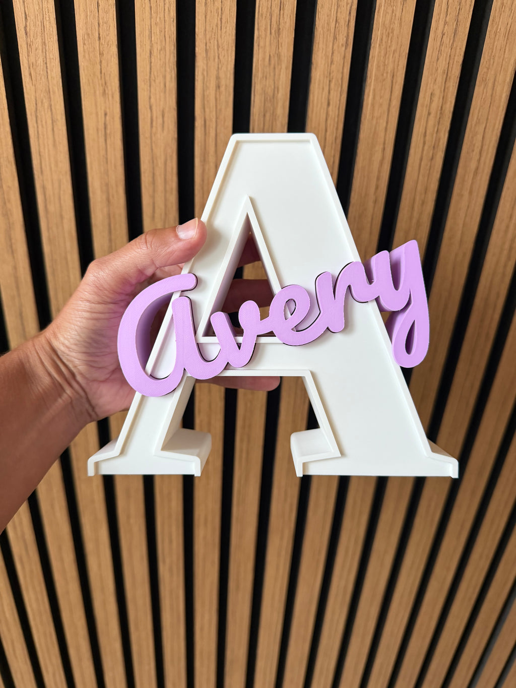 Custom letter and name!