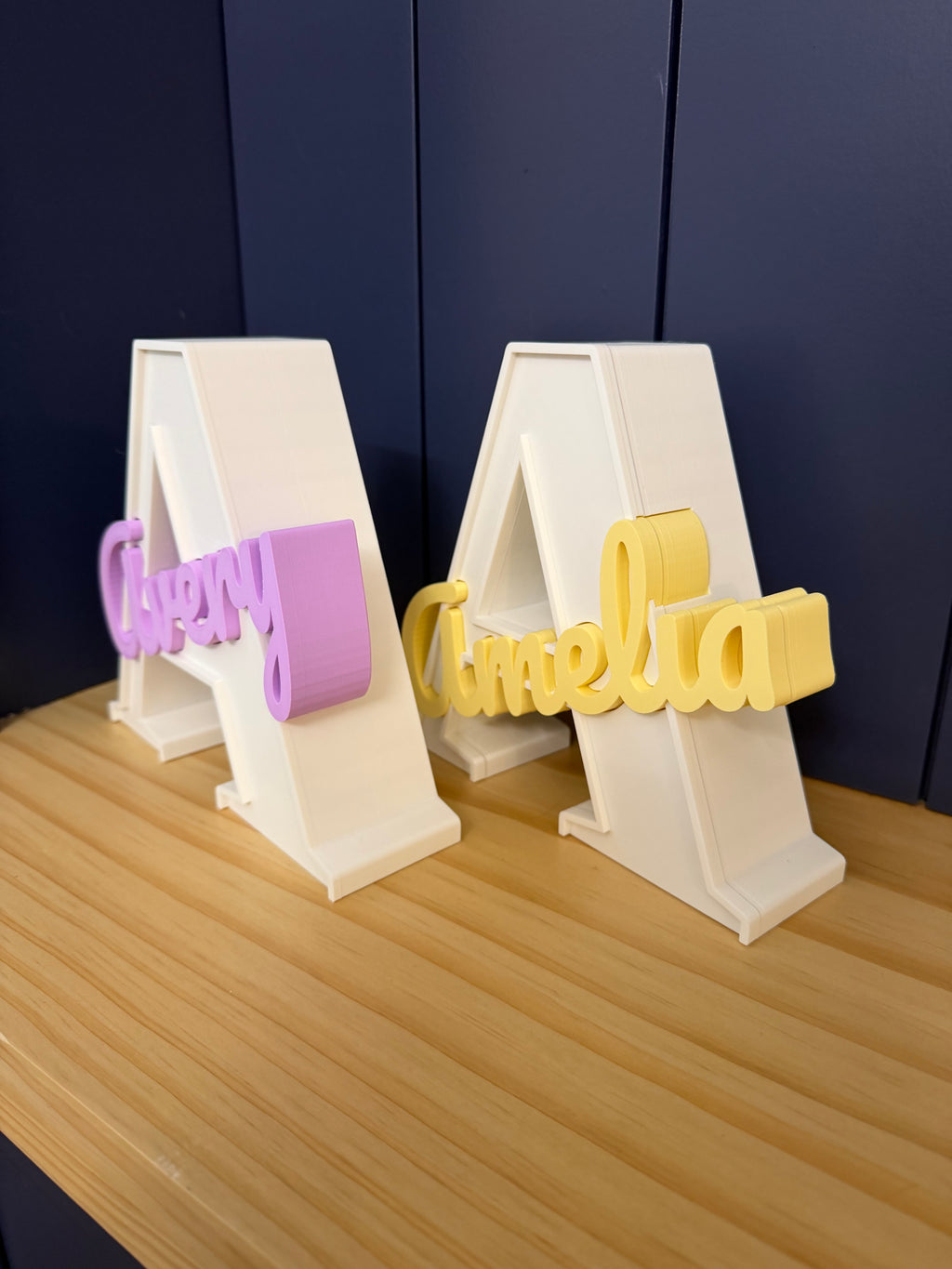 Custom letter and name!