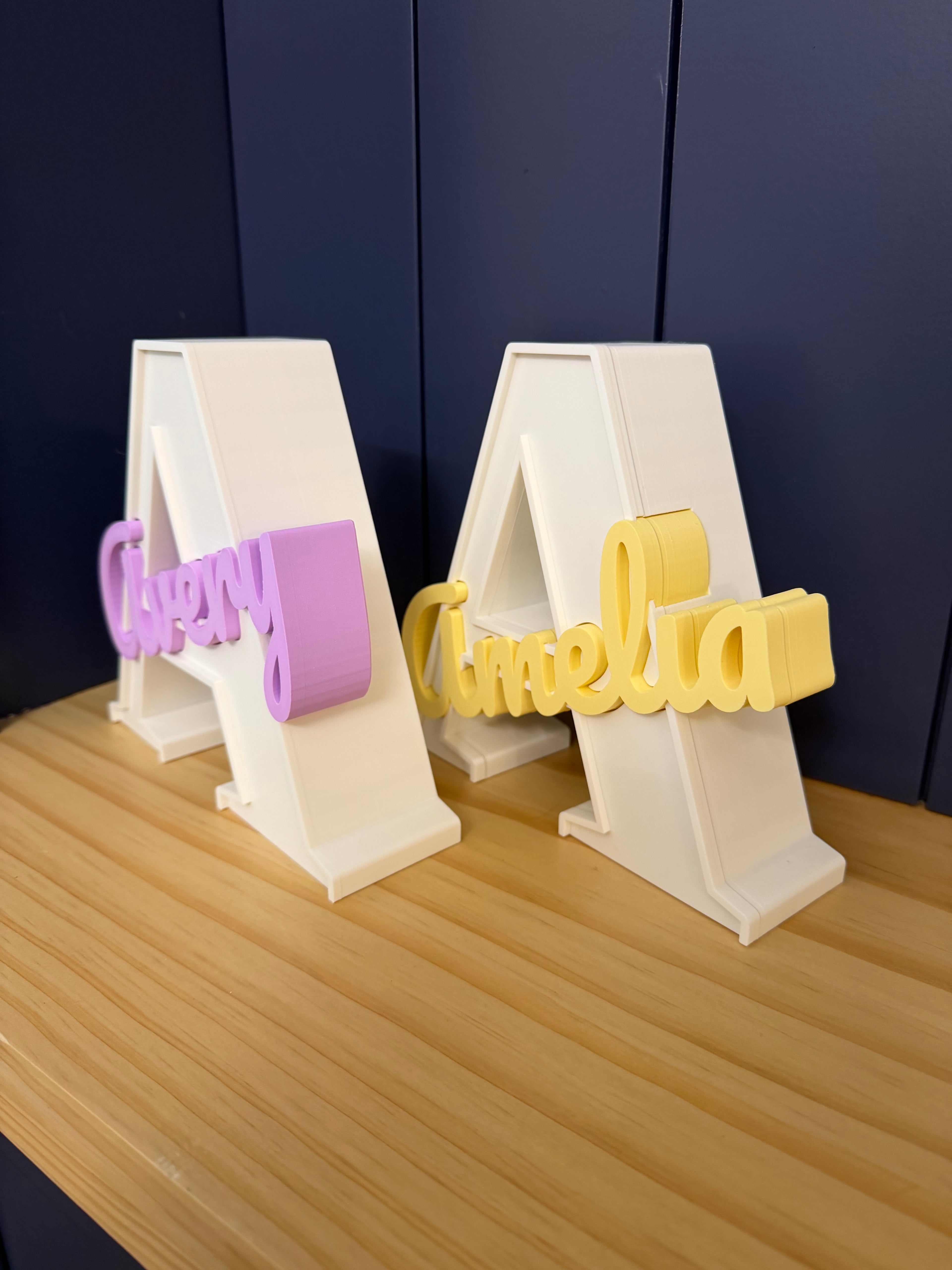 Custom letter and name!