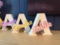 Custom letter and name!
