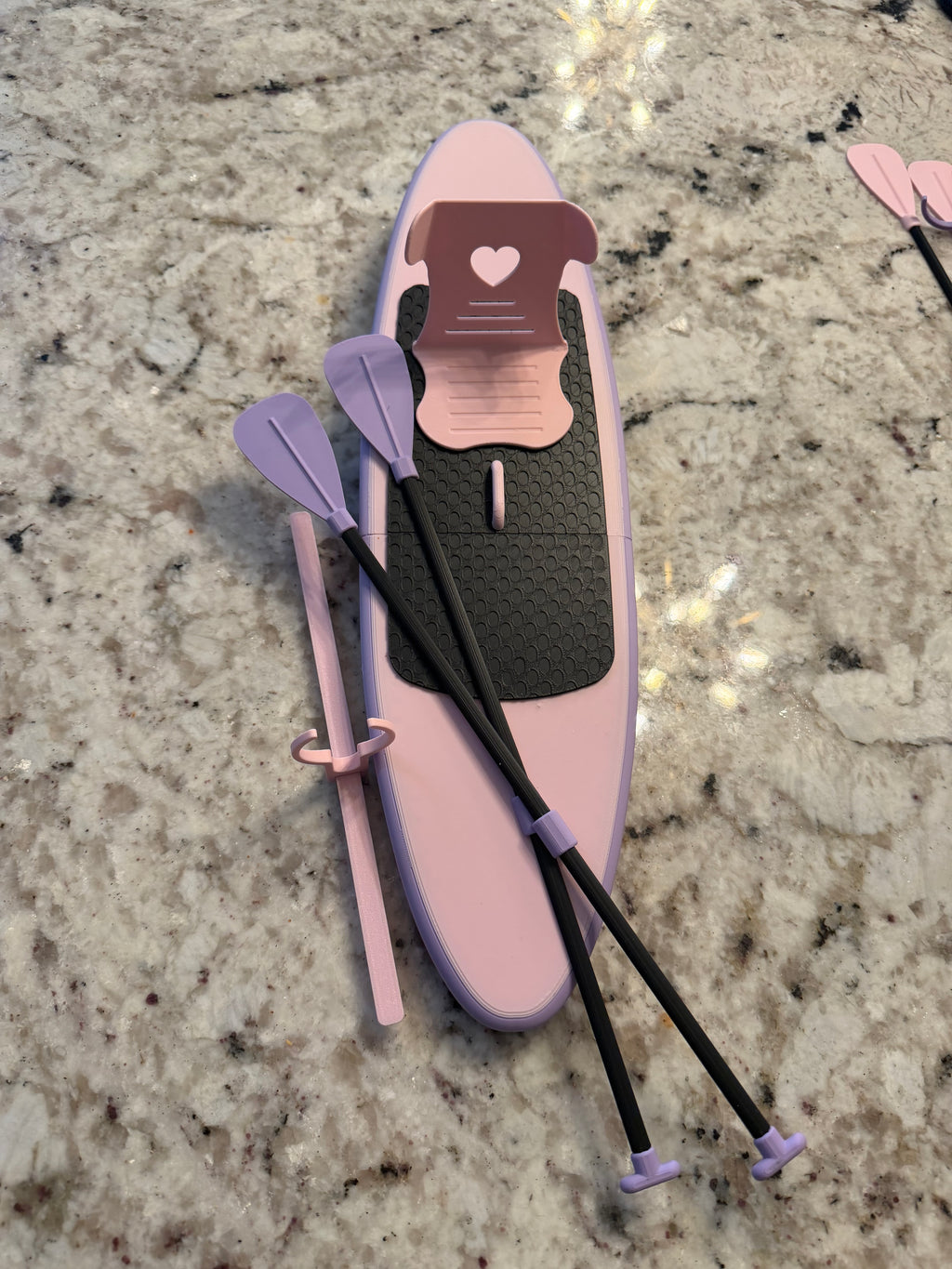 Barbie paddle board