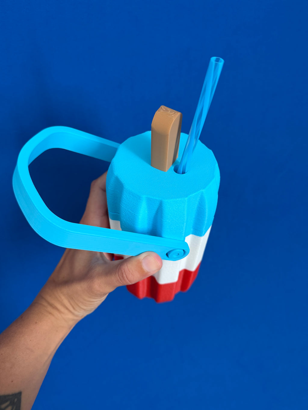 Popsicle Patriotic Canholder