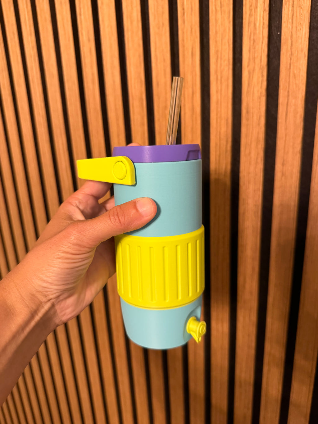 Skinny Retro Can Koosie