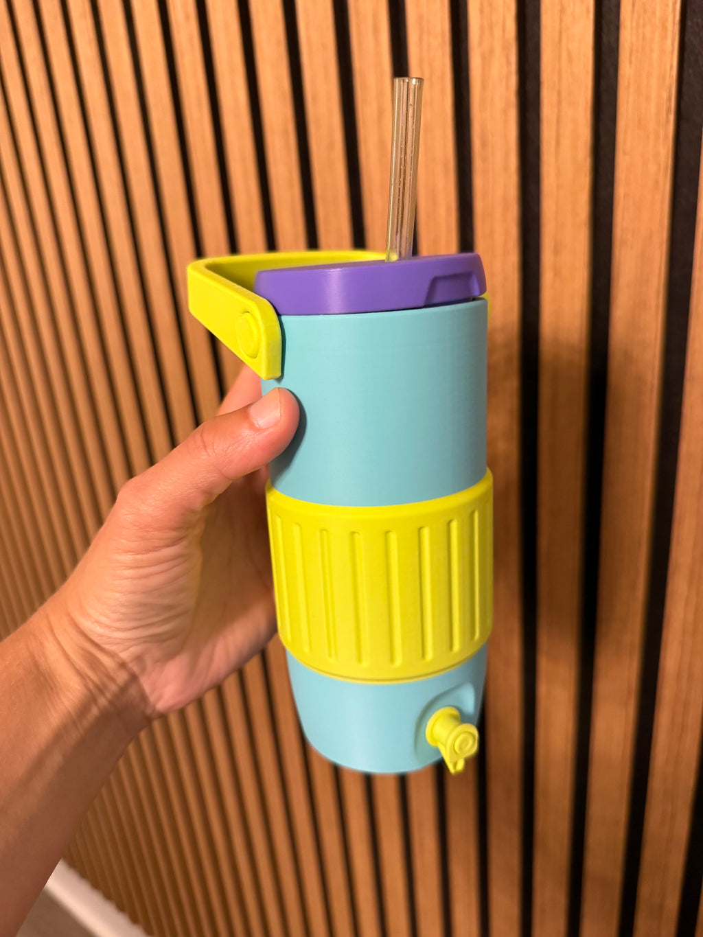 Skinny Retro Can Koosie