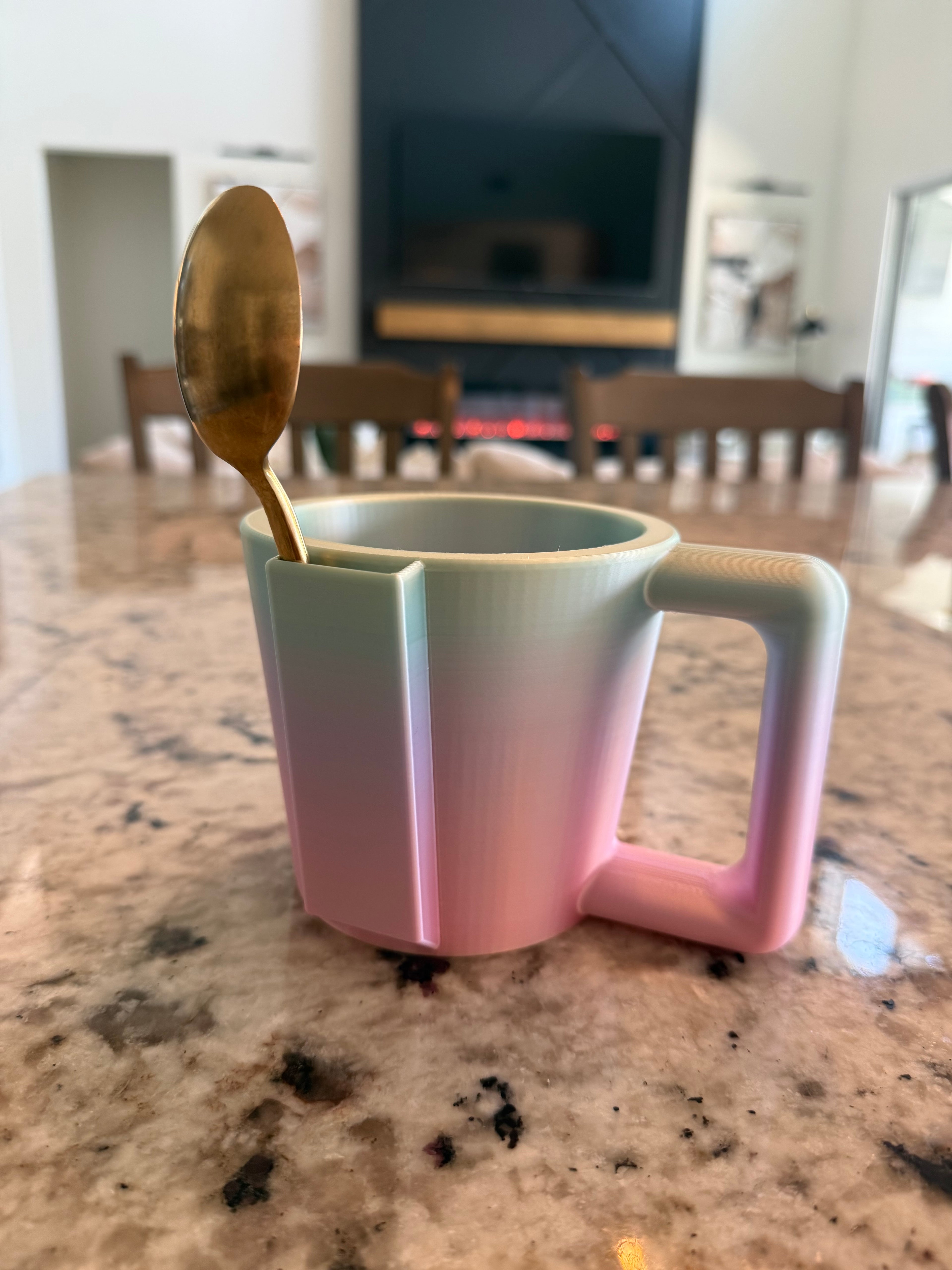 Mug with spoon Holder