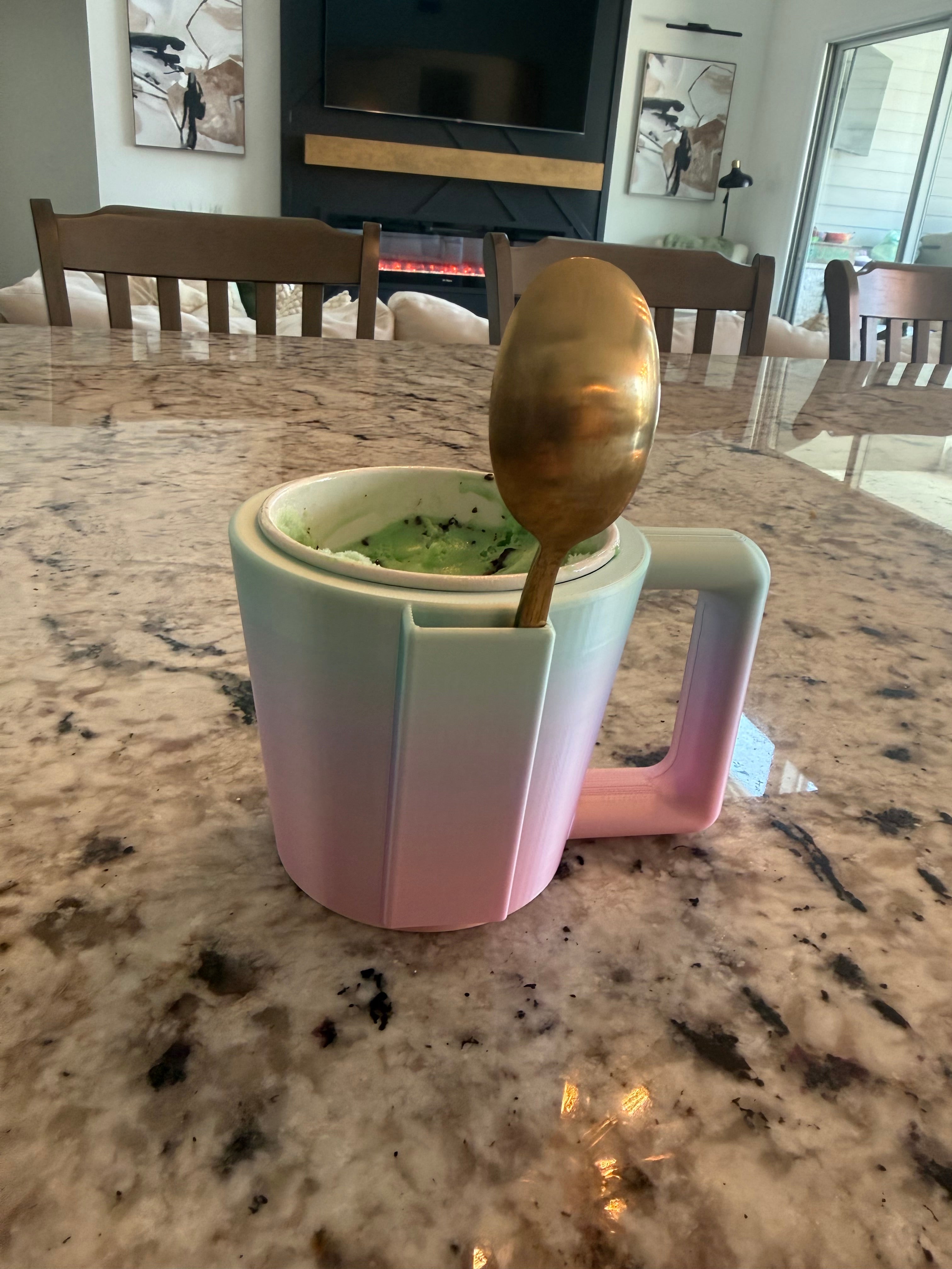 Mug with spoon Holder