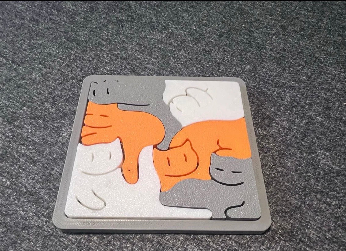 Crowded cat puzzle